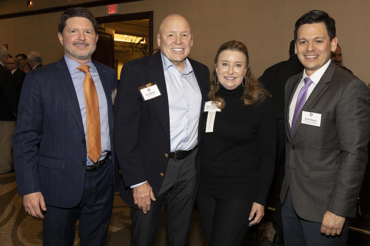 Peyton McKnight, Dave Wilson, Rep. Terri Leo-Wilson, Scott Stewart